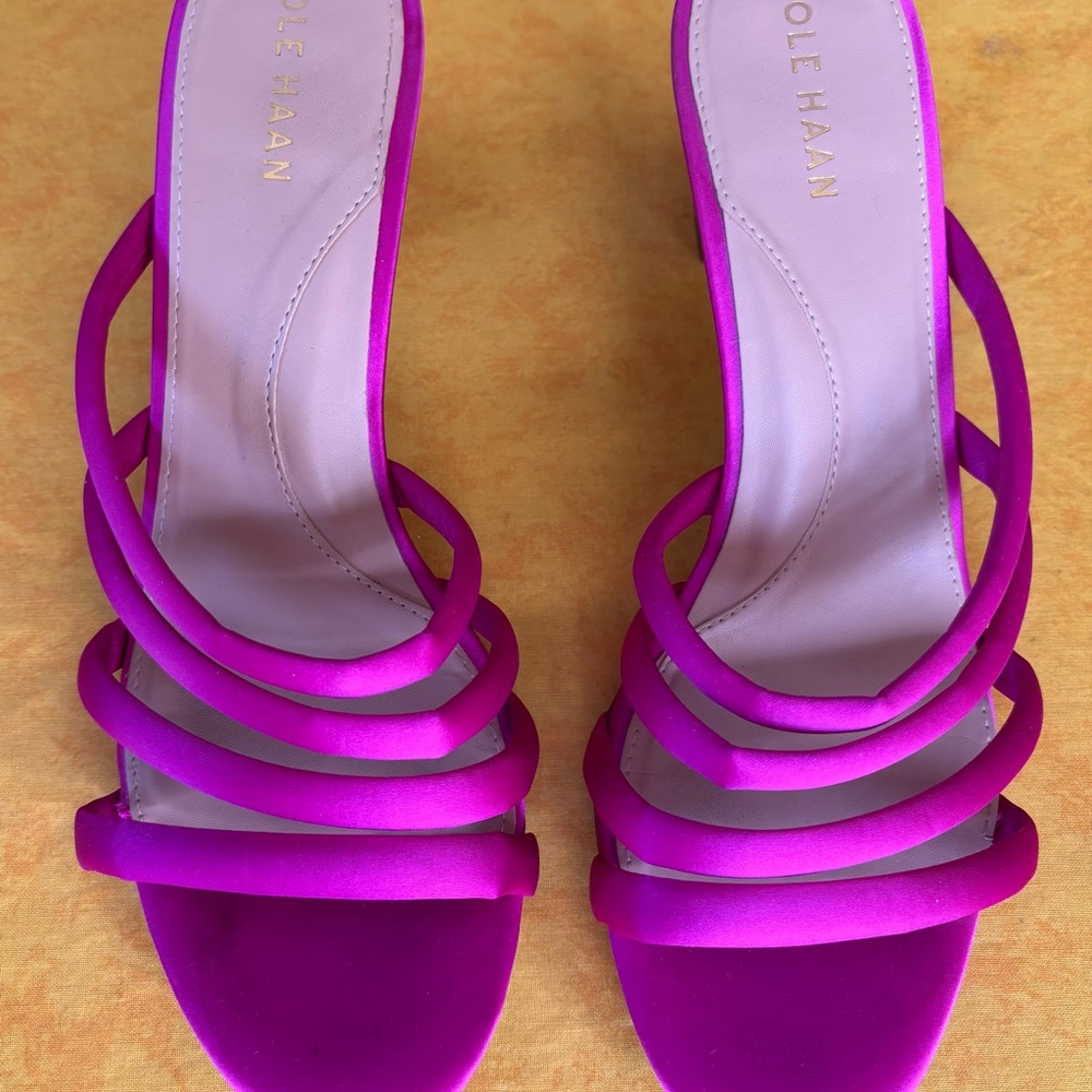 Cole Haan Women's Purple Strappy Sandals